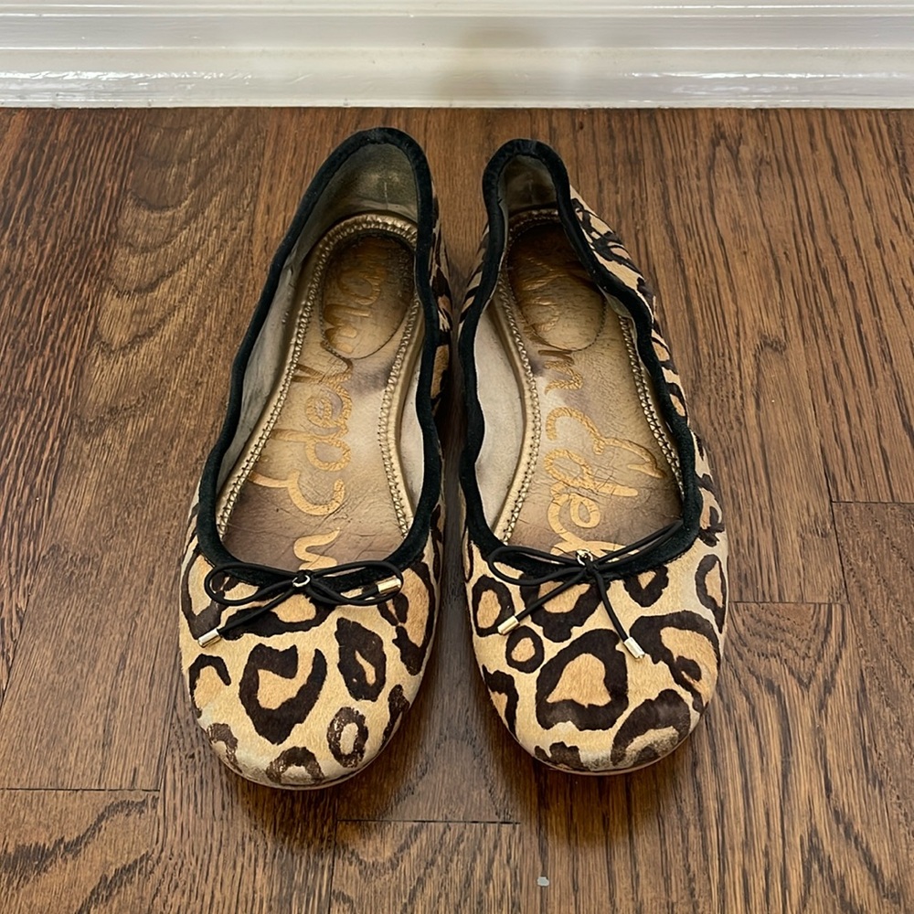 Sam Edelman leopard flats